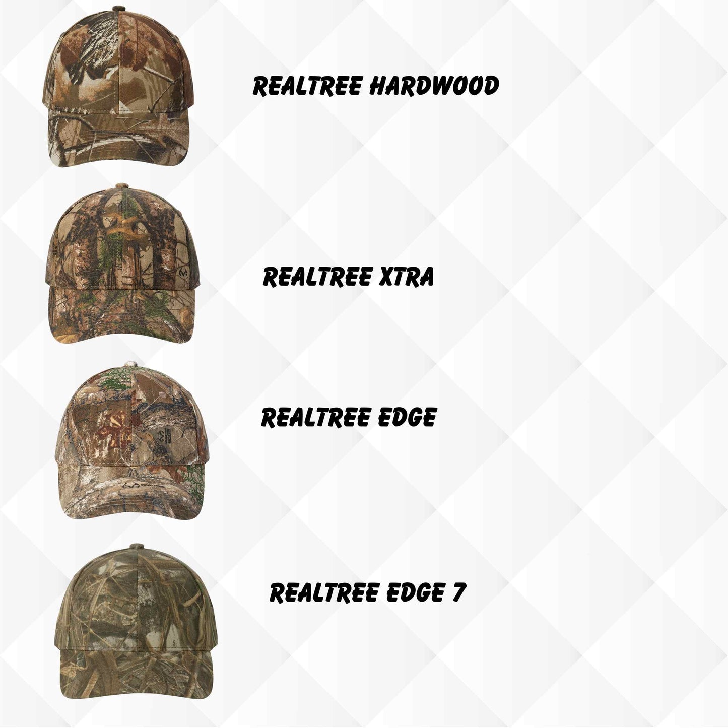 Customized Pro Series Camo Hats
