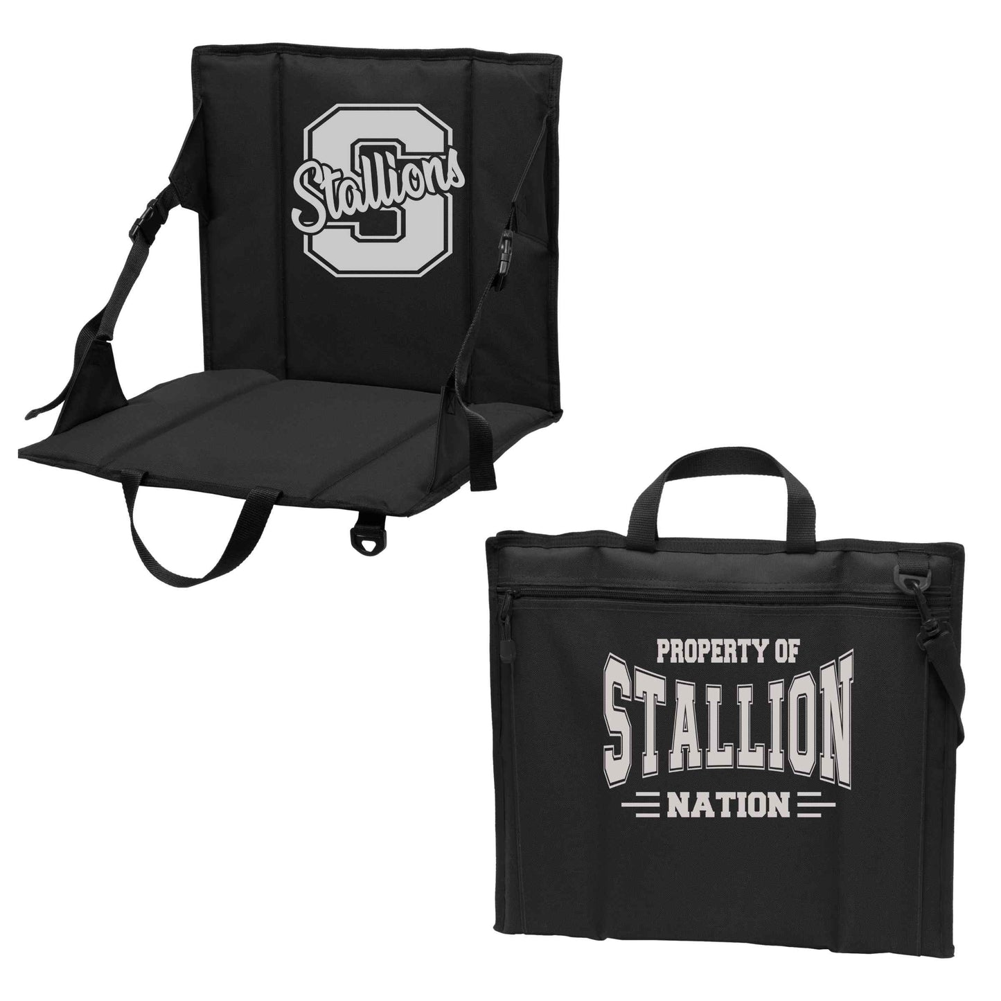 Portable Stadium Seat with Storage - Customizable