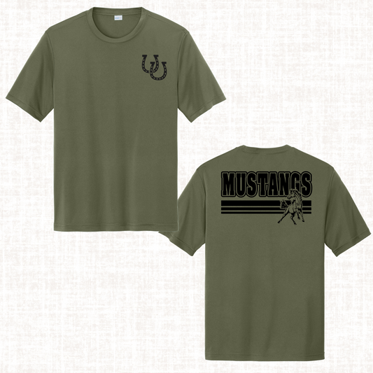 Mustangs Horseshoe Competitor Tee